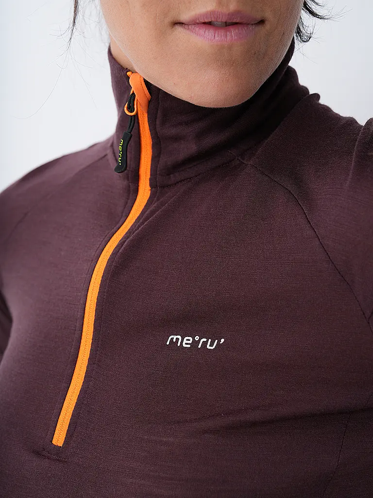 MERU | Camiseta funcional con cremallera Vordingborg para mujer |