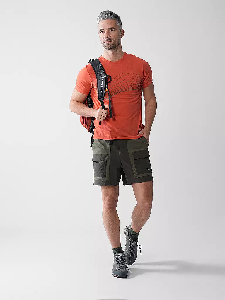 MERU | Camiseta funcional de hombre Bustos Merino | Rojo