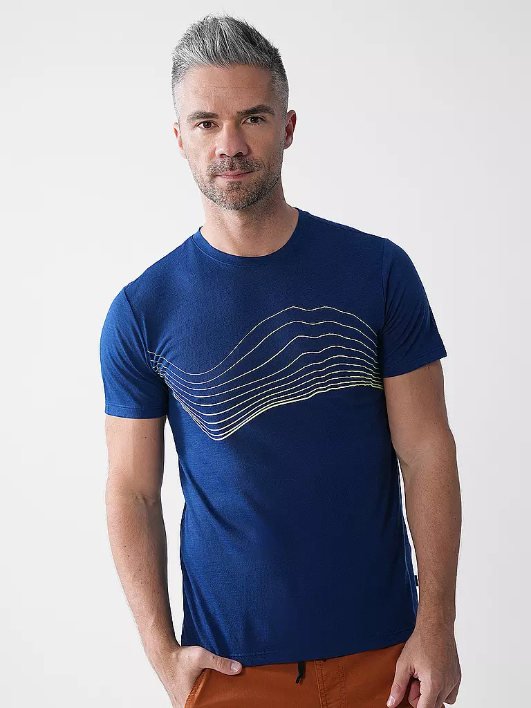 MERU | Camiseta funcional de hombre Bustos Merino | Azul oscuro