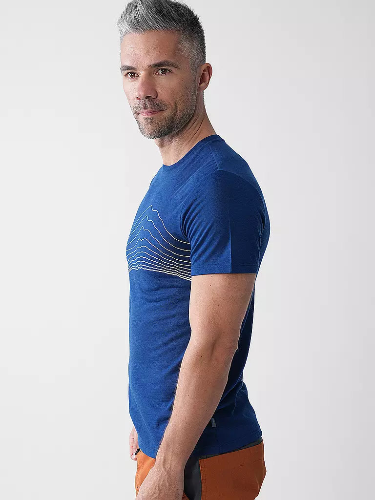 MERU | Camiseta funcional de hombre Bustos Merino | Azul oscuro
