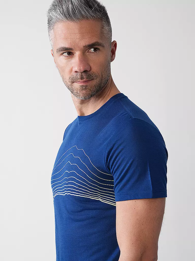 MERU | Camiseta funcional de hombre Bustos Merino | Azul oscuro