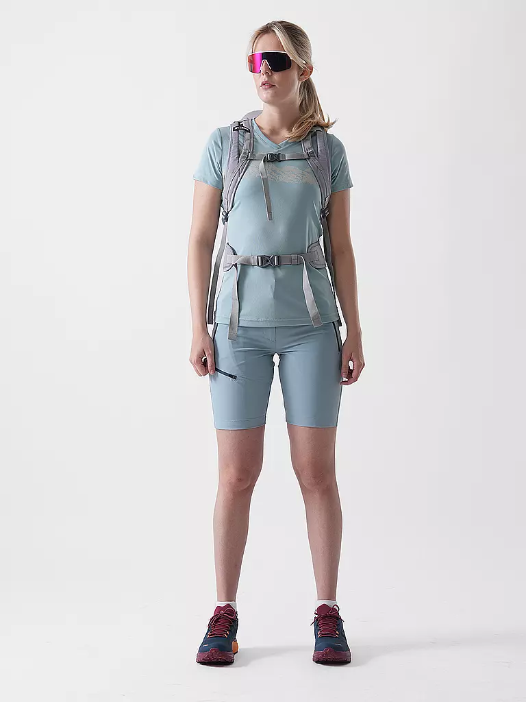 MERU | Camiseta funcional de mujer Cantwell | Azul claro