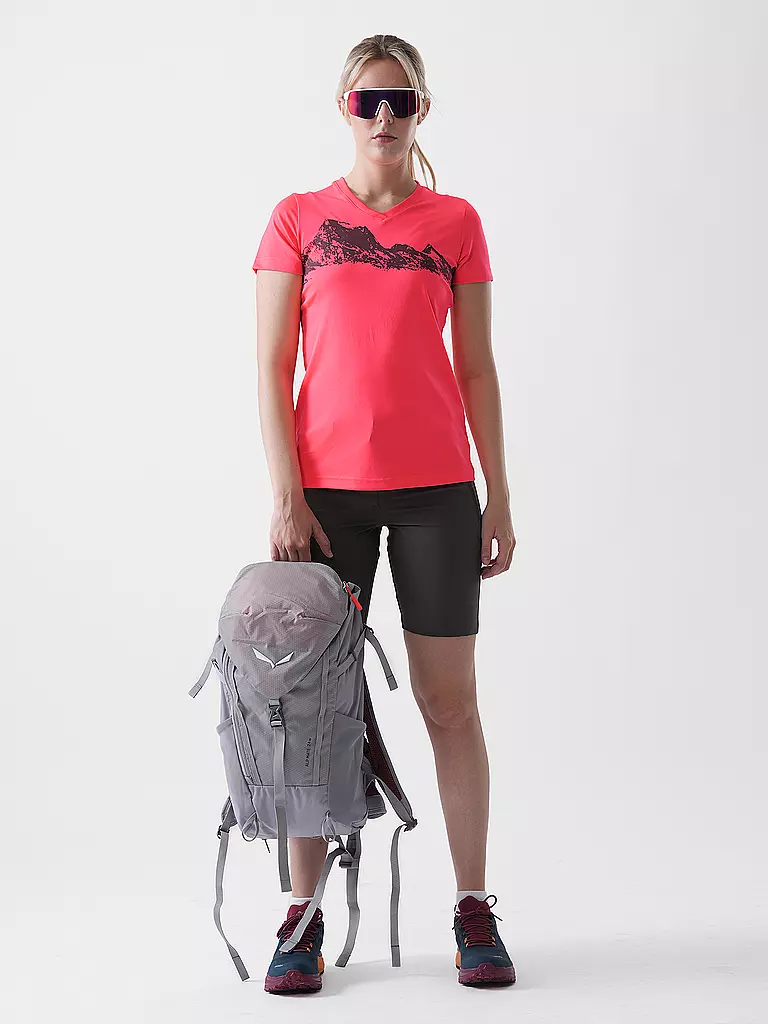MERU | Camiseta funcional de mujer Cantwell | Fucsia