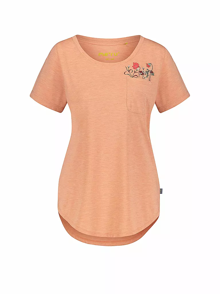 MERU | Camiseta funcional de mujer Portoalegre | Coral