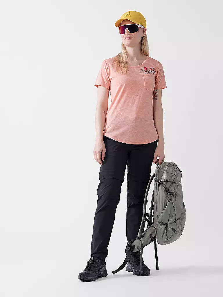 MERU | Camiseta funcional de mujer Portoalegre | Coral