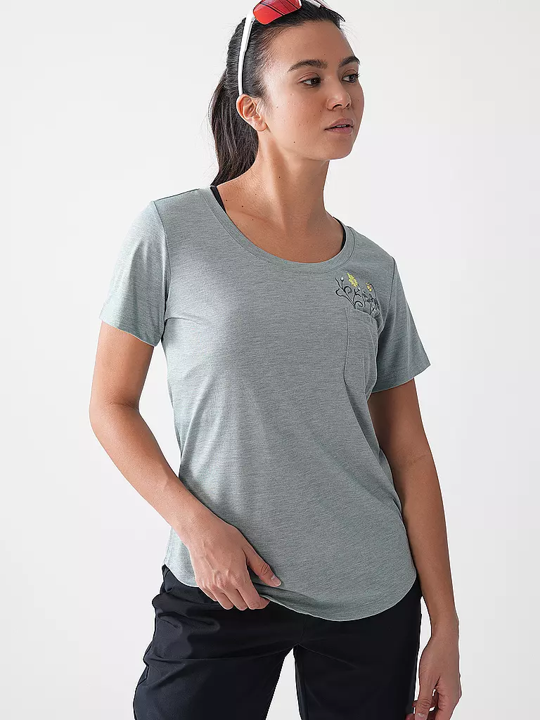 MERU | Camiseta funcional de mujer Portoalegre | Verde claro