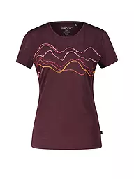 MERU | Camiseta funcional de mujer Trelleborg Woolmix | Marrón