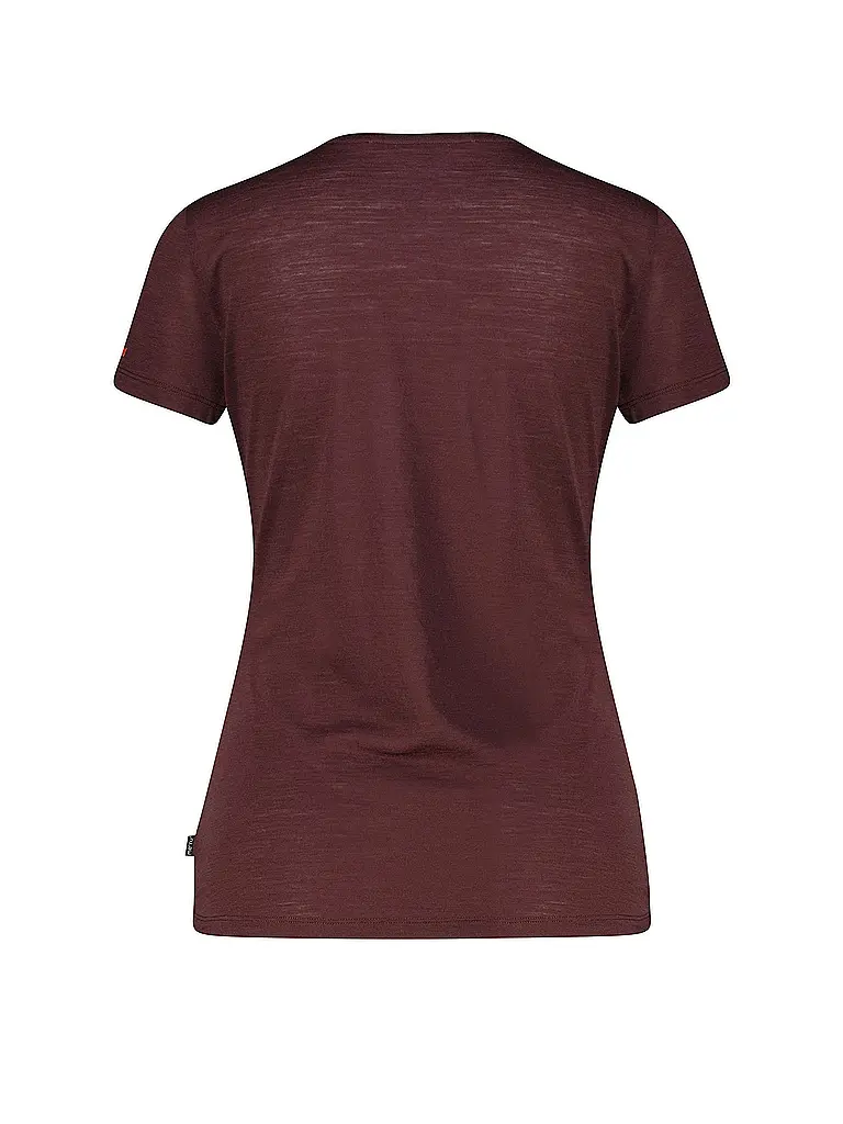 MERU | Camiseta funcional de mujer Trelleborg Woolmix | Marrón