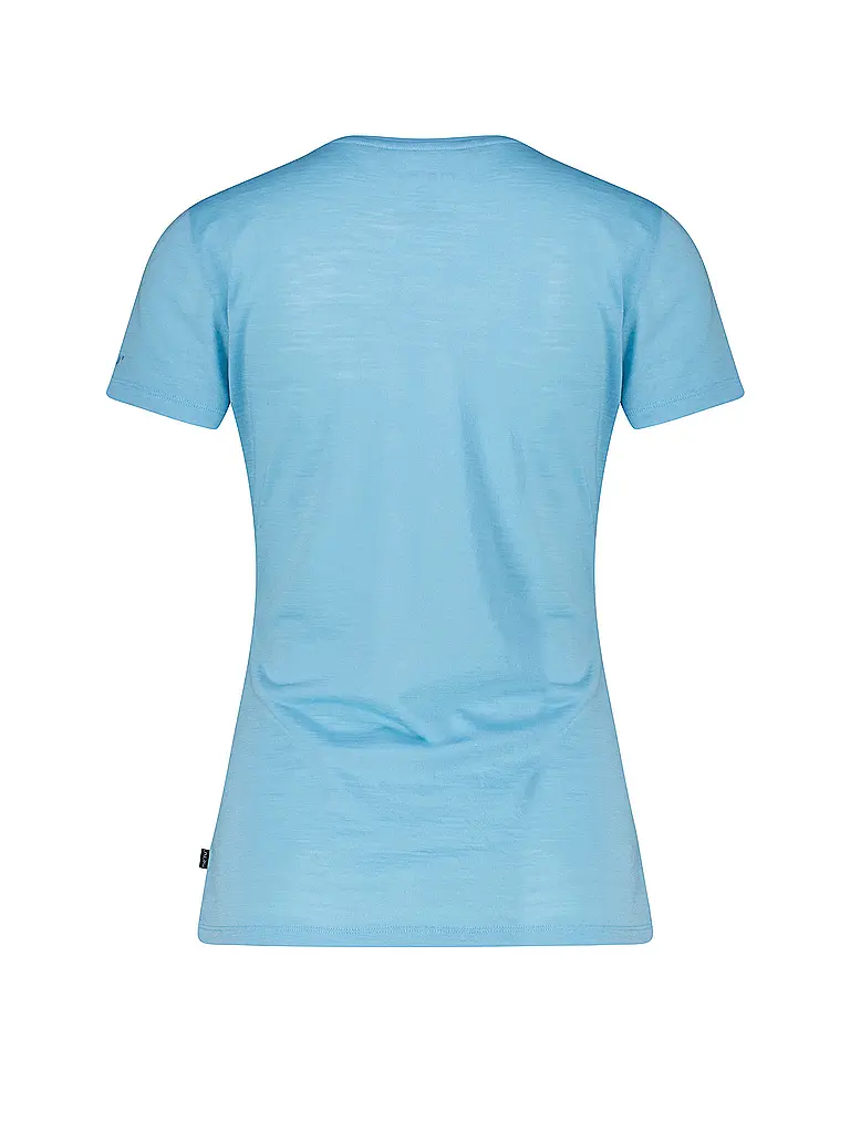 MERU | Camiseta funcional de mujer Trelleborg Woolmix | Azul claro