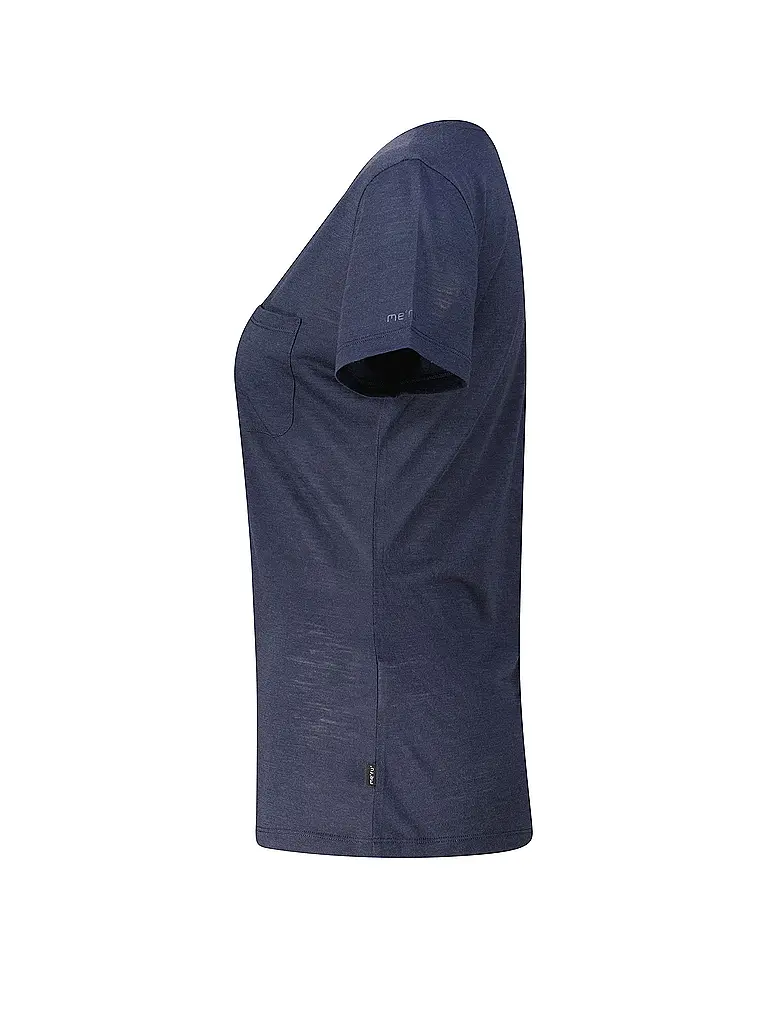 MERU | Camiseta funcional de mujer Trelleborg Woolmix | Azul oscuro