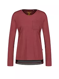 MERU | Camiseta funcional de mujer Vaxholm Wool-Mix | Rojo oscuro