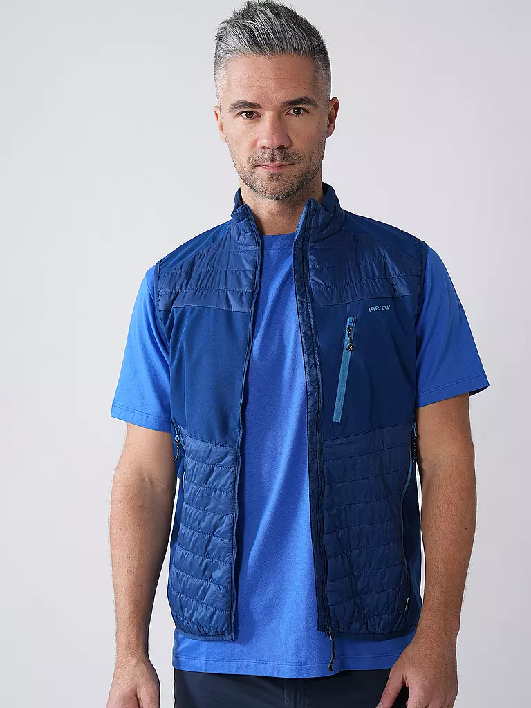 MERU | Chaleco híbrido Jauja para hombre | Azul oscuro