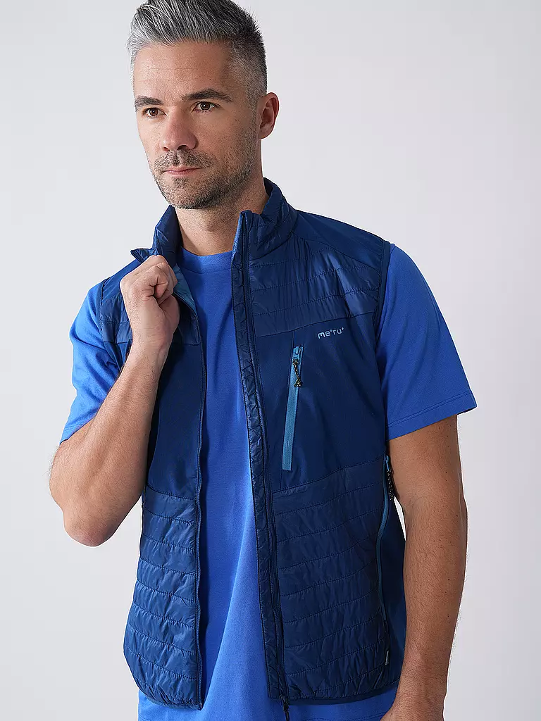 MERU | Chaleco híbrido Jauja para hombre | Azul oscuro