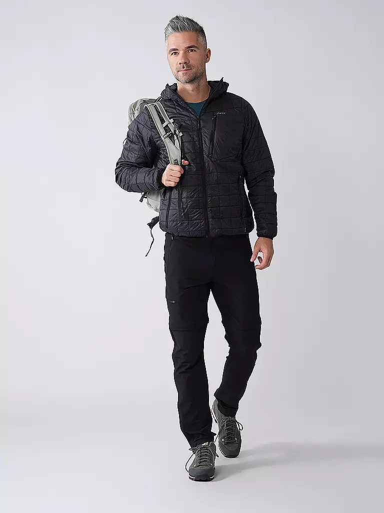 MERU | Chaqueta aislante con capucha Naknek para hombre | Negro