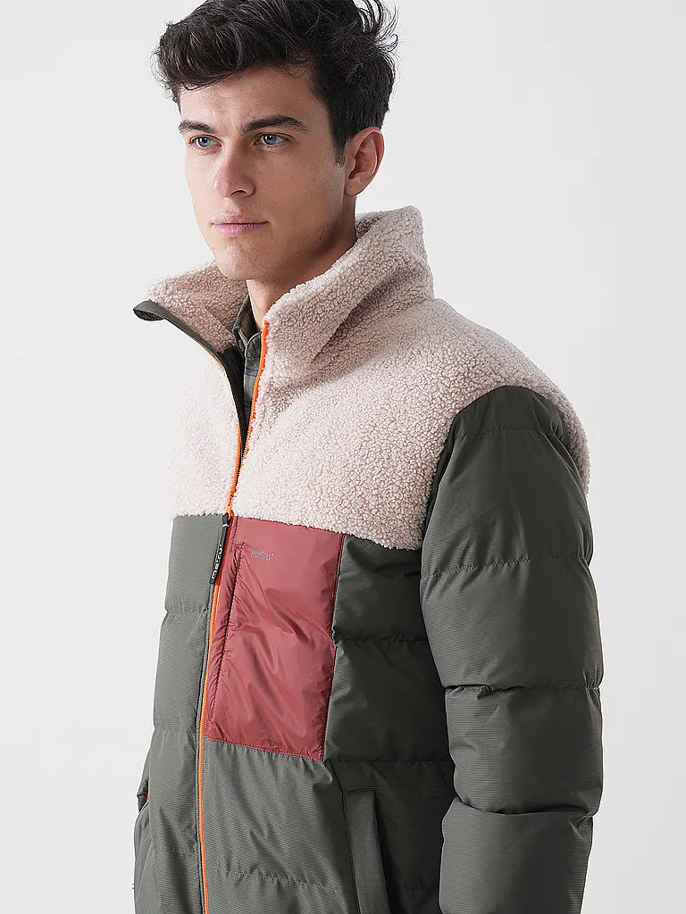 MERU | Chaqueta de invierno para hombre Roskilde con forro polar de peluche |