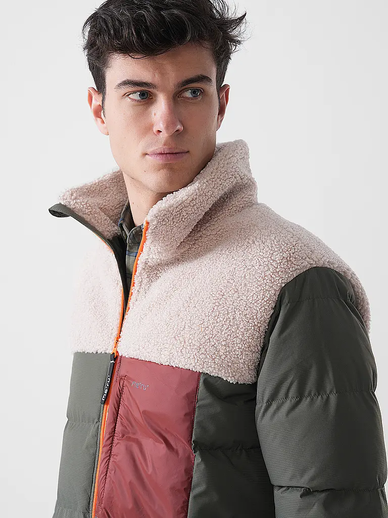 MERU | Chaqueta de invierno para hombre Roskilde con forro polar de peluche |
