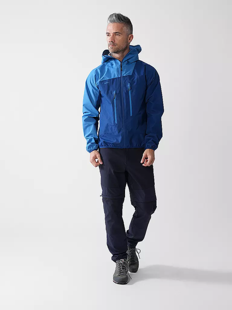 MERU | Chaqueta de senderismo para hombre Laredo 2.5L con capucha | Azul oscuro