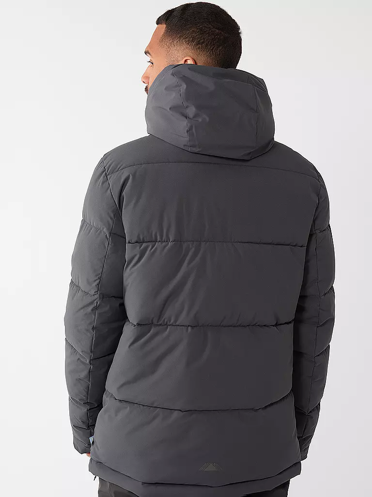 MERU | Chaqueta de senderismo para hombre Varberg con capucha | Negro