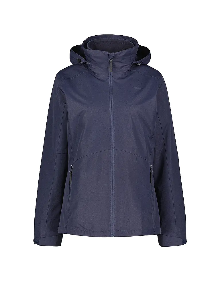 MERU | Chaqueta de senderismo para mujer Bedford 2en1 con capucha | Azul oscuro