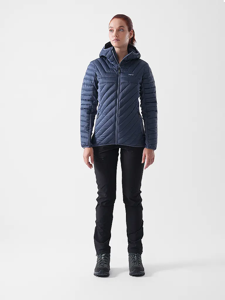 MERU | Chaqueta híbrida con capucha Halifaxd para mujer | Gris