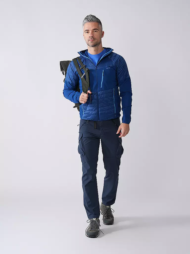 MERU | Chaqueta híbrida Jauja para hombre | Azul oscuro