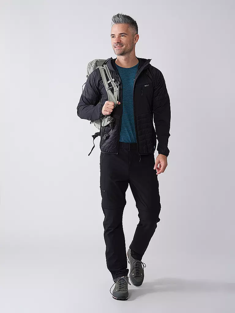 MERU | Chaqueta híbrida Jauja para hombre | Negro