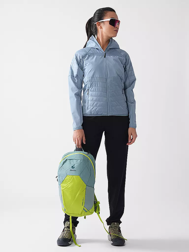 MERU | Chaqueta híbrida para mujer JAUJA | Azul claro