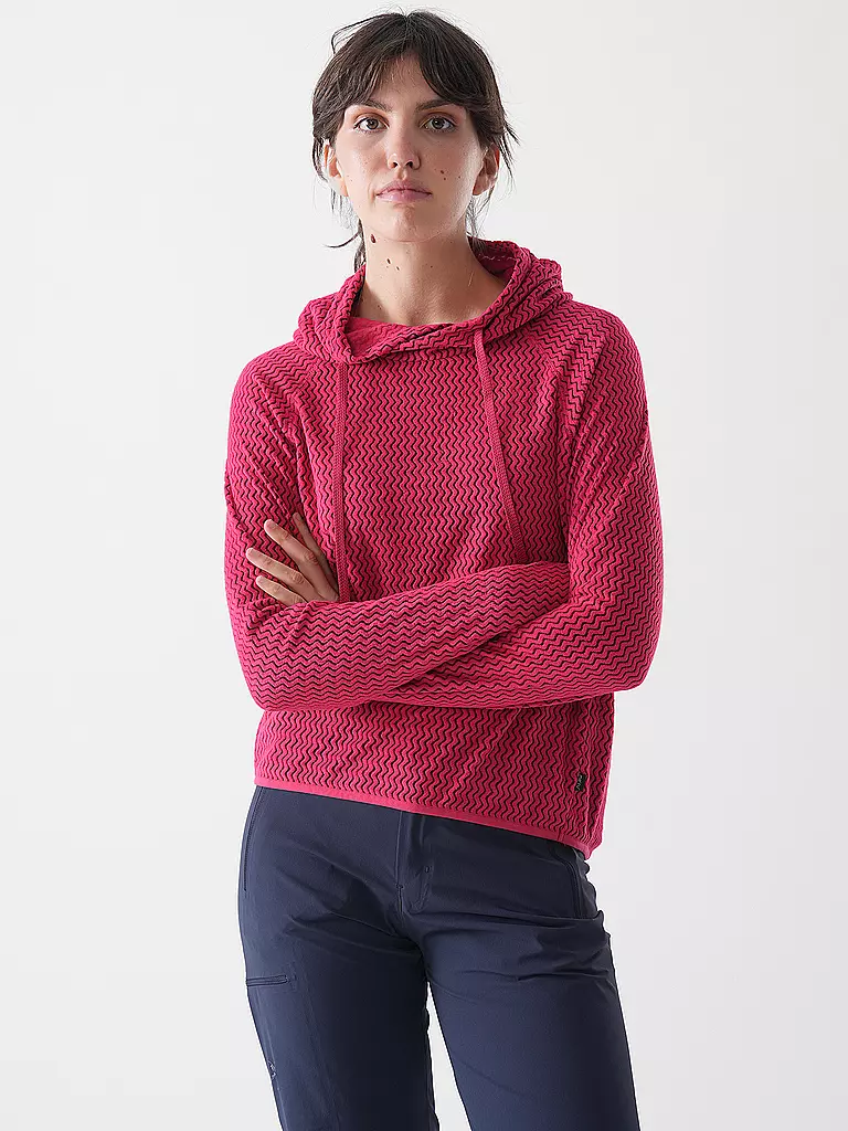 MERU | Chaqueta polar con capucha Calais para mujer | Baya