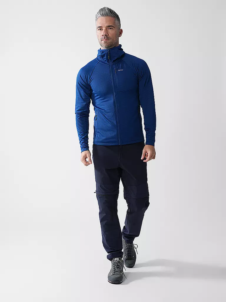 MERU | Chaqueta polar con capucha Highfields para hombre | Azul oscuro
