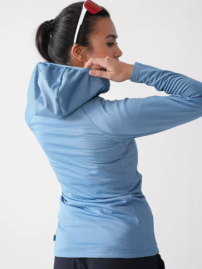 MERU | Chaqueta polar con capucha Highfields para mujer | Azul