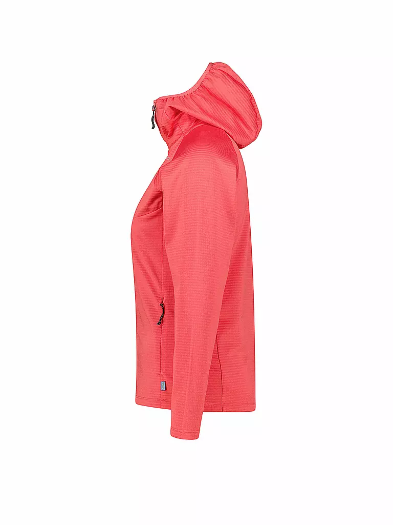 MERU | Chaqueta polar con capucha Highfields para mujer | Coral