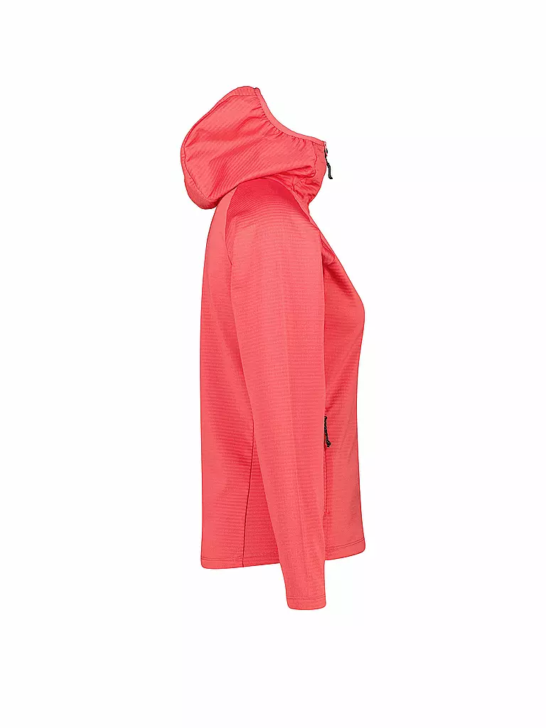 MERU | Chaqueta polar con capucha Highfields para mujer | Coral