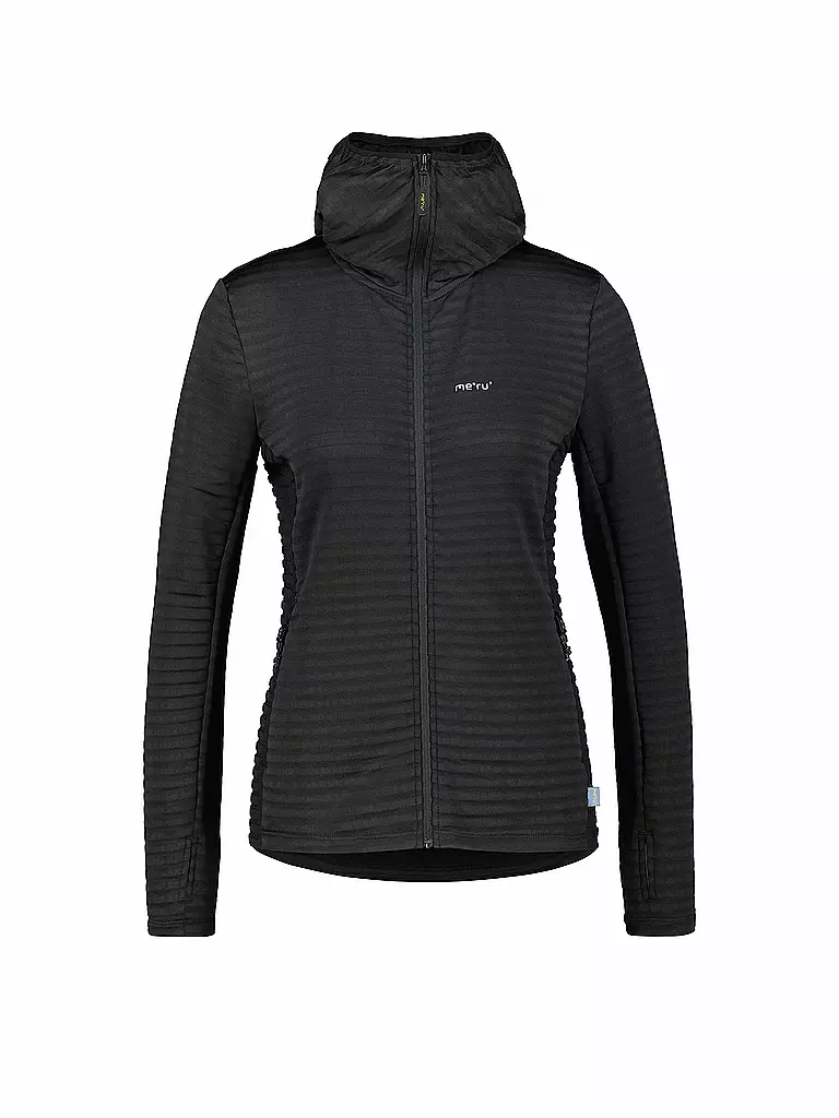 MERU | Chaqueta polar con capucha Moreno para mujer | Negro
