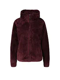 MERU | Chaqueta polar con capucha Roxburgh para mujer | Rojo oscuro
