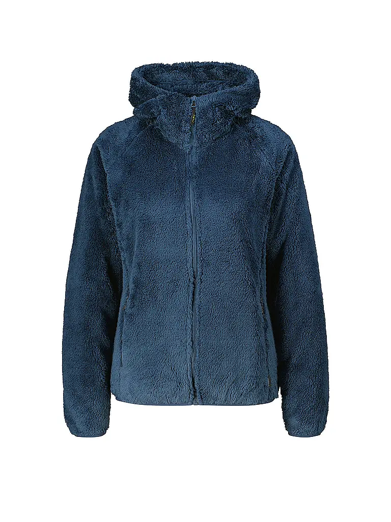 MERU | Chaqueta polar con capucha Roxburgh para mujer | Azul oscuro