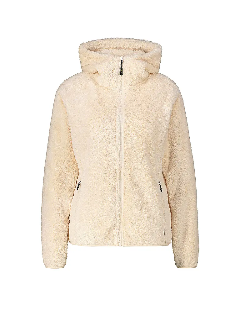 MERU | Chaqueta polar con capucha Roxburgh para mujer | Crema