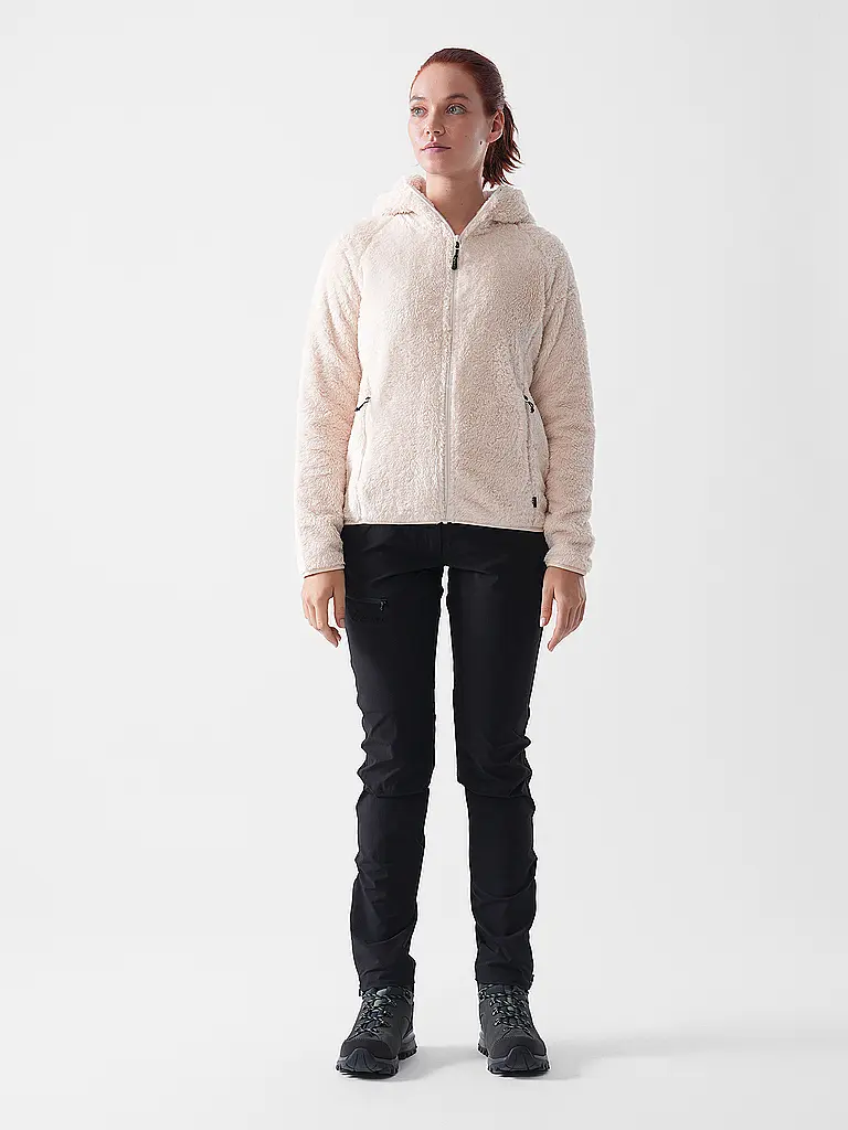 MERU | Chaqueta polar con capucha Roxburgh para mujer | Crema