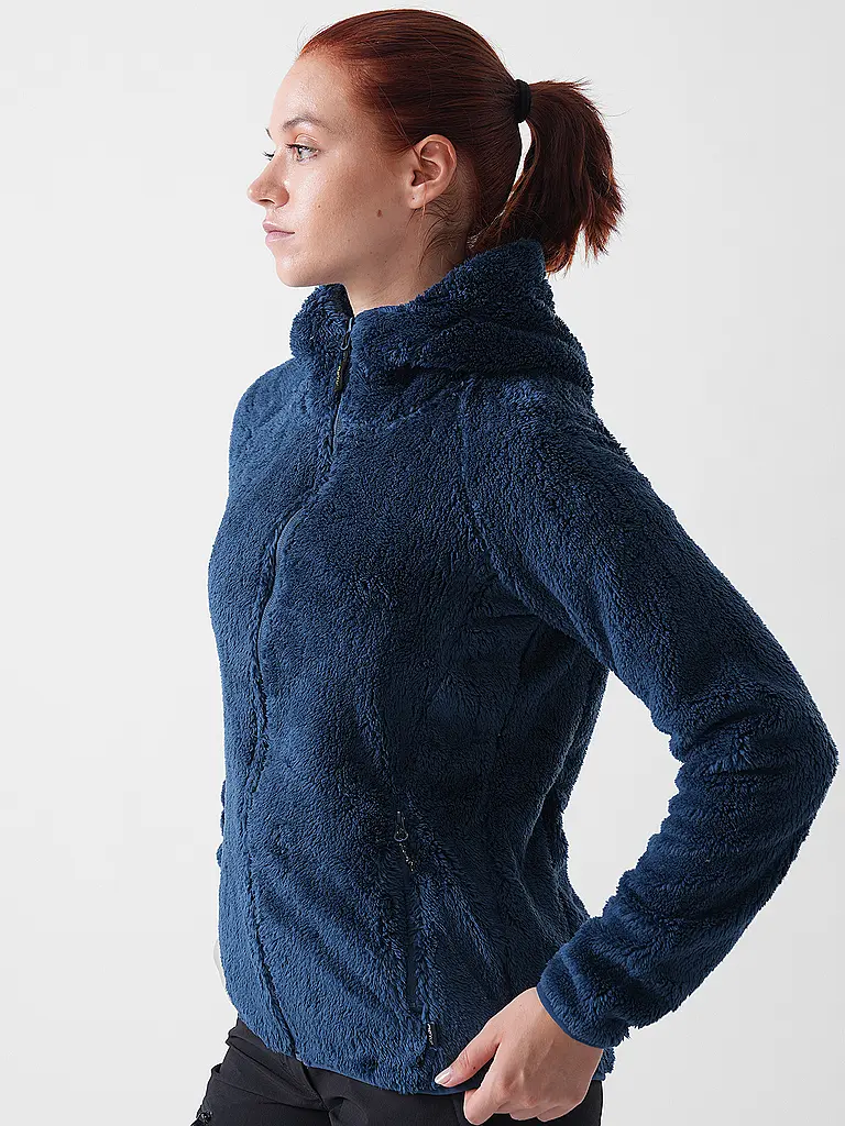 MERU | Chaqueta polar con capucha Roxburgh para mujer | Azul oscuro