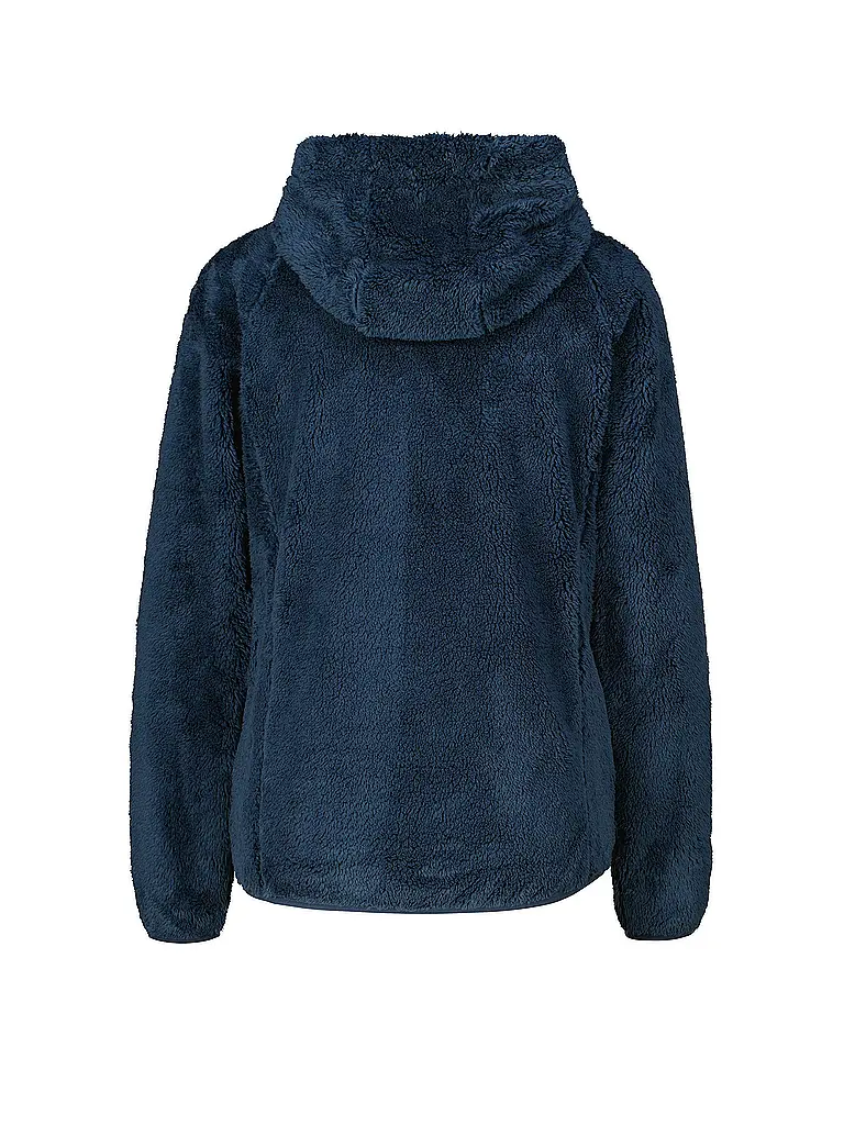 MERU | Chaqueta polar con capucha Roxburgh para mujer | Azul oscuro