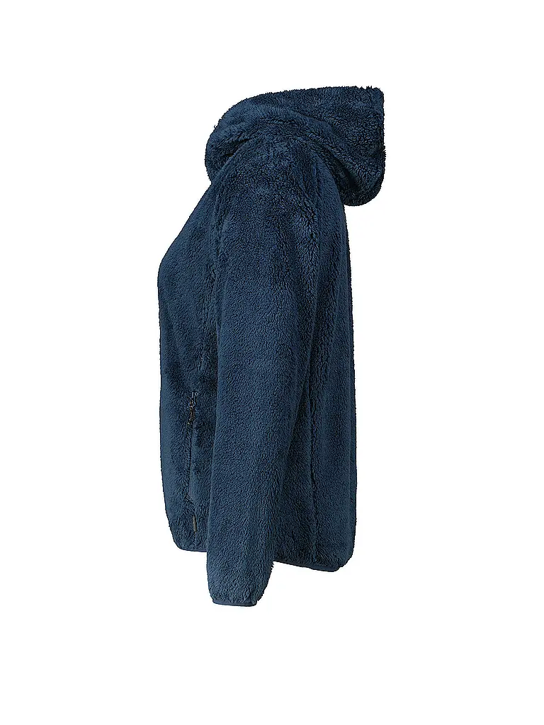 MERU | Chaqueta polar con capucha Roxburgh para mujer | Azul oscuro