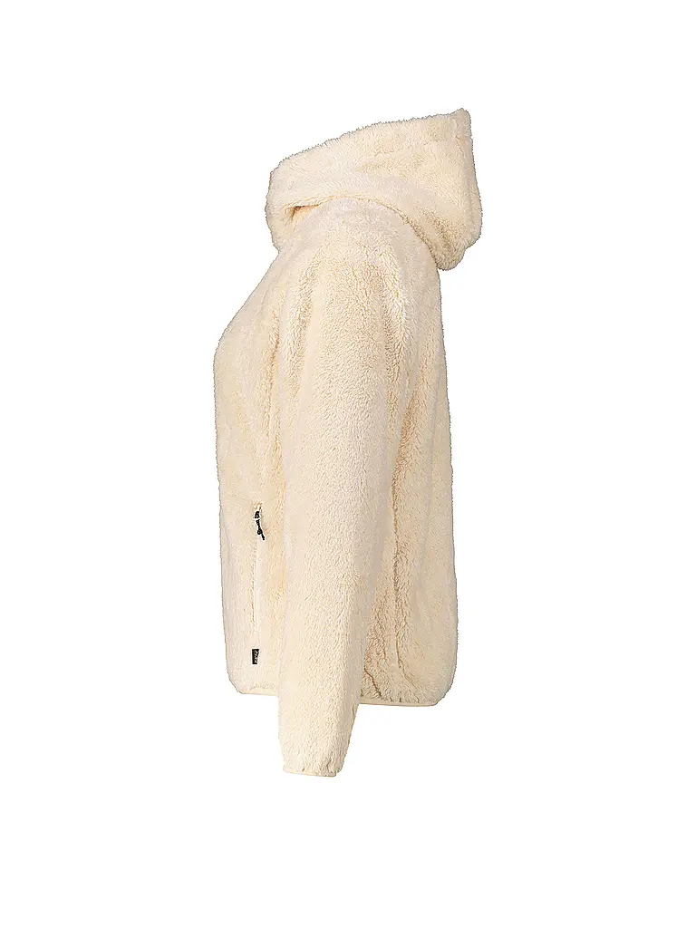 MERU | Chaqueta polar con capucha Roxburgh para mujer | Crema