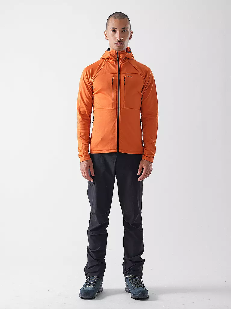 MERU | Chaqueta polar con capucha Tyonek para hombre | Cobre