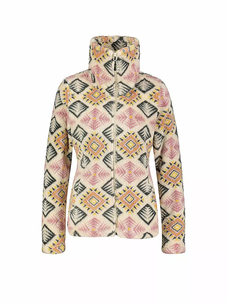 MERU | Chaqueta polar con estampado Kurgan para mujer | Verde oscuro