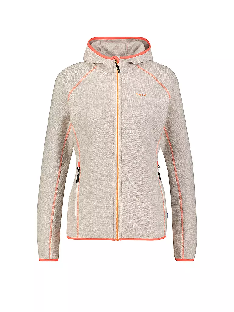 MERU | Chaqueta polar de mujer Horta con capucha | Beige