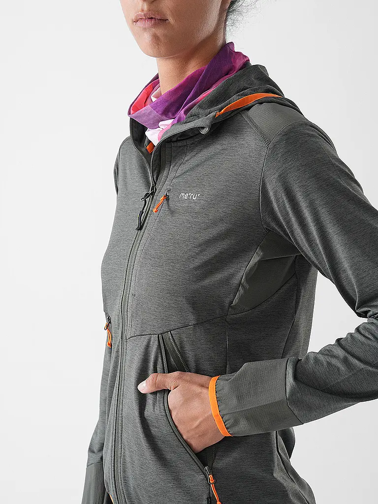 MERU | Chaqueta polar de mujer Silkeborg con capucha elástica |