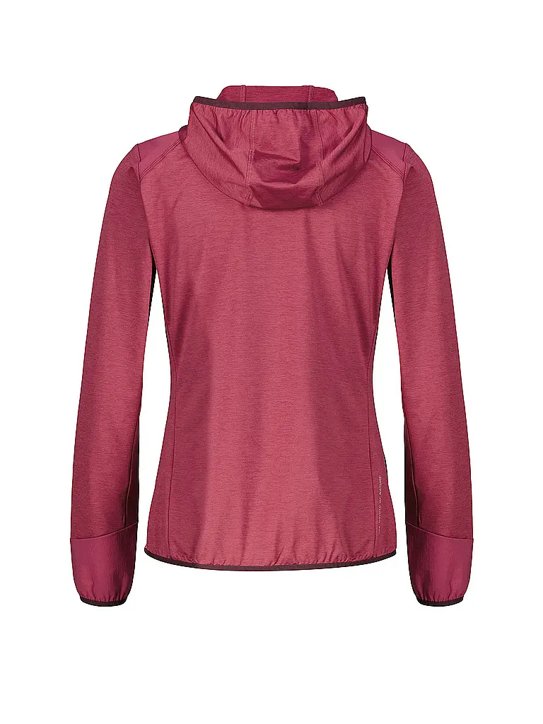 MERU | Chaqueta polar de mujer Silkeborg con capucha y elástico | Baya