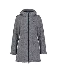 MERU | Chaqueta polar larga Bergen para mujer | Azul oscuro