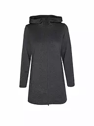 MERU | Chaqueta polar larga Bergen para mujer | Negro