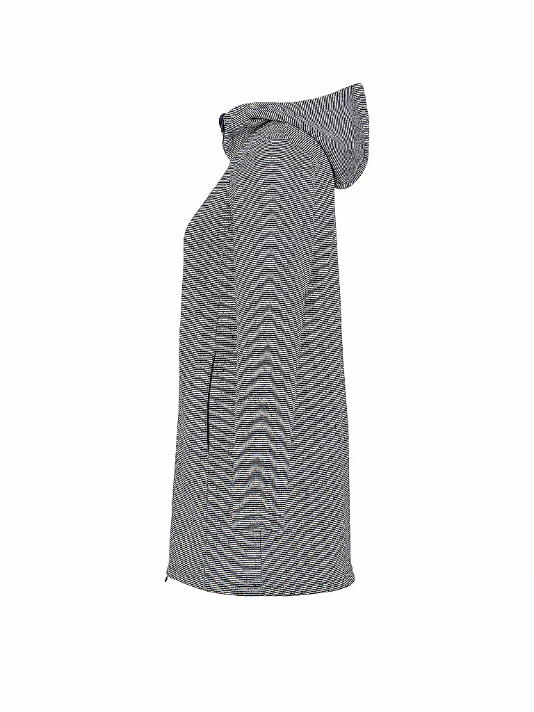 MERU | Chaqueta polar larga Bergen para mujer | Azul oscuro