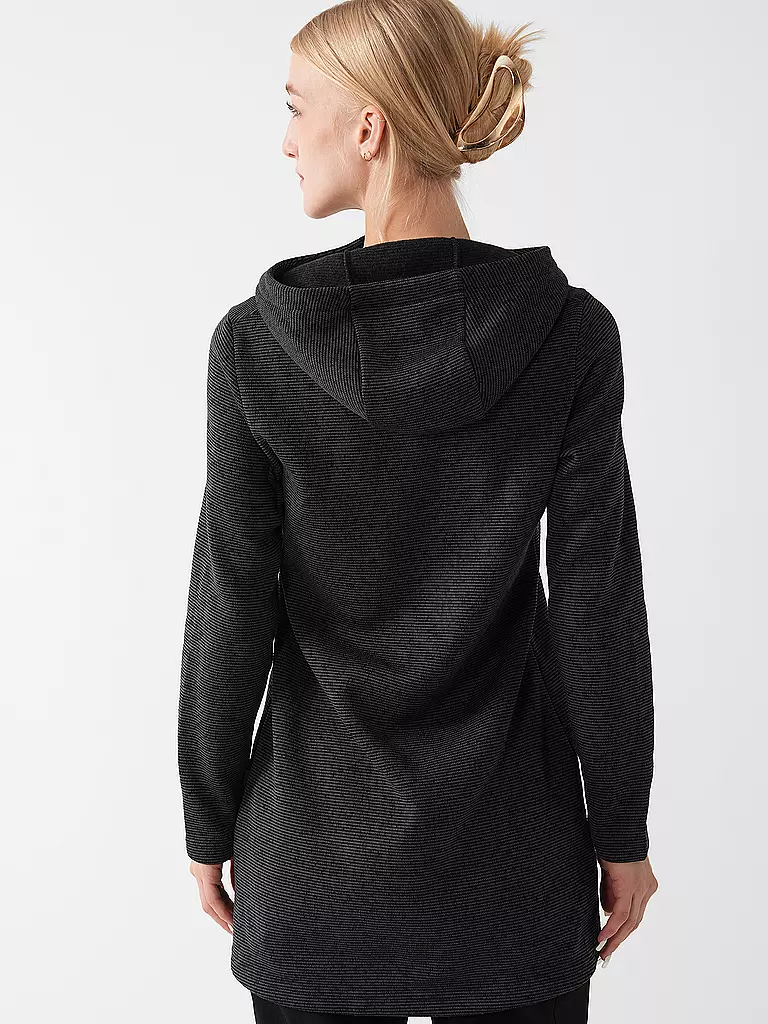 MERU | Chaqueta polar larga Bergen para mujer | Negro